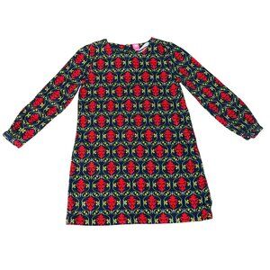 J. KHAKI BIG GIRLS L CORDUROY LONG SLEEVE DRESS PAISLEY NAVY RED YELLOW